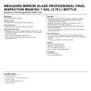 Meguiars Mirror Glaze Professional Final Inspection...