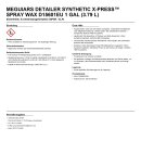 Meguiars Detailer Synthetic X-Press™ Spray Wax...