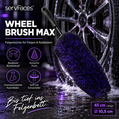Servfaces Wheel Brush Max | Felgenbürste