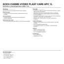 Koch Chemie Hydro Plast Care Hpc 1l