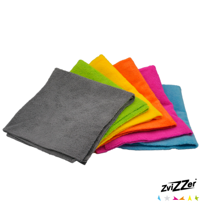 ZviZZer Mikrofasertücher | Microfiber Cloth | verschiedene Farben | 40 x 40 cm | 10er Packs