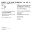 ZviZZer Sour Shampoo & Snowfoam 1000 ml