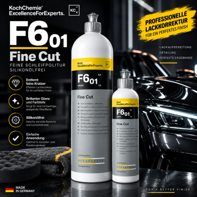 Koch Chemie Fine Cut F6.01 | Feine Schleifpolitur silikonölfrei