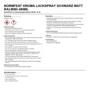 Normfest Kroma Lackspray schwarz matt RAL9005 400ml