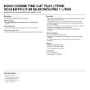 Koch Chemie Fine Cut F6.01 | Feine Schleifpolitur silikonölfrei 1 Liter