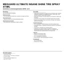 Meguiars Ultimate Insane Shine Tire Spray 473ml
