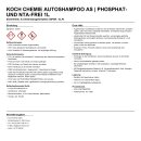 Koch Chemie Autoshampoo As | Phosphat- und NTA-frei 1l