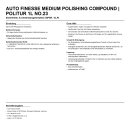 Auto Finesse Medium Polishing Compound 1L No.23