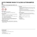 Auto Finesse Wash N Gloss protective shampoo 5L