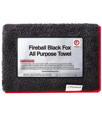 FIREBALL Black Fox All Purpose Towel 75 x 40 cm