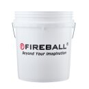FIREBALL Wash Bucket White 18L & Grit Trap (Wascheimer)