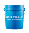 FIREBALL Wash Bucket Blue 18L & Grit Trap (Wascheimer)