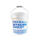 FIREBALL Wash Bucket Clear White 18L & Grit Trap...