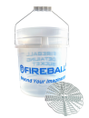 FIREBALL Wash Bucket Clear White 18L & Grit Trap...