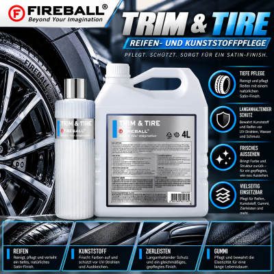 FIREBALL TRIM & TIRE | Reifen und Kunststoffpflege