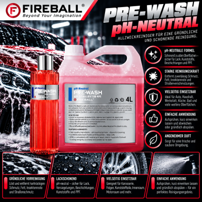 FIREBALL PRE-WASH PH Neutral | Allzweckreiniger