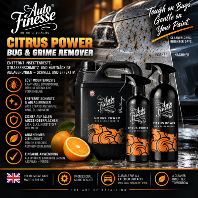 Auto Finesse Citrus Power- Bug & Grime Remover | Vorreiniger