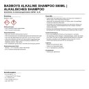 BadBoys Alkaline Shampoo 500ml | Alkalisches Shampoo