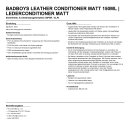 BadBoys Leather Conditioner Matt 150ml | Lederconditioner...