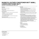 BadBoys Leather Conditioner Matt 500ml | Lederconditioner...