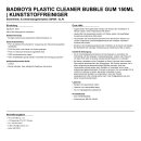 BadBoys Plastic Cleaner Bubble Gum 150ml |...