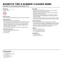 BadBoys Tire & Rubber Cleaner 500ml