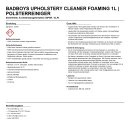 BadBoys Upholstery Cleaner Foaming 1L | Polsterreiniger
