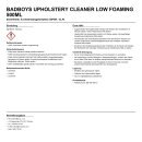 BadBoys Upholstery Cleaner Low Foaming 500ml