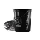 Black Detailing Bucket With Grit Guard WASH