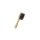 Brush for cleaning polishing pads | Detail brush | Mixed bristles oval head