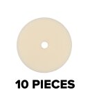 Set of 10 Heavy Cut Polishing Pads 90/80mm