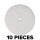 Set of 10 Microfiber Polishing Pads 150/130mm