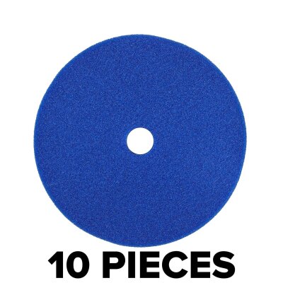 Set of 10 One Step Polishing Pads 150/130mm