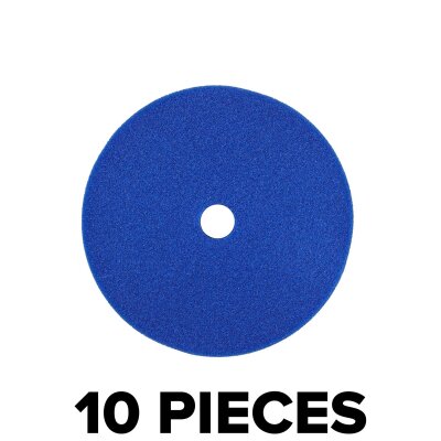 Set of 10 One Step Polishing Pads 90/80mm