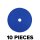 Set of 10 One Step Polishing Pads 90/80mm