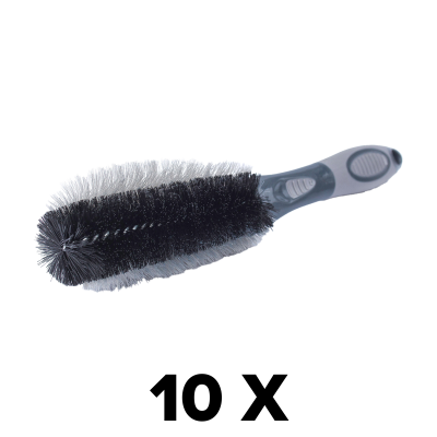 Set of 10 pieces Grey Wheel Brush