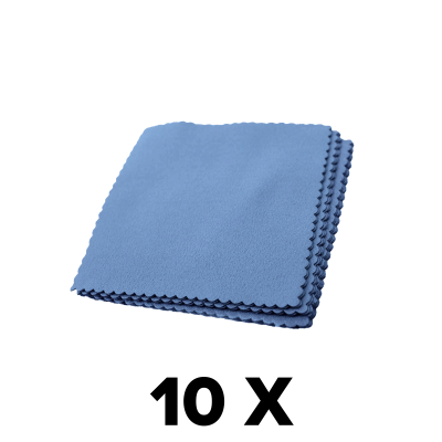 Set of 10 pieces Microfiber For Ceramic Coatings Blue 10 pieces