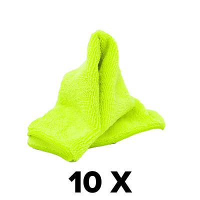 Set of 10 pieces Super Soft Neon Microfiber 40x40cm