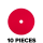 BadBoys Set of 10 Ultra Finish Polishing Pads 90/80mm