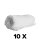 Set of 10 White Microfiber | For Leather | For Interior 30x30cm