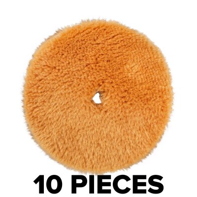 Set of 10 Wool Polishing Pads 150/130mm