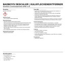 BadBoys Descaler | Kalkfleckenentferner