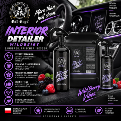 BadBoys Interior Detailer WildBerry | Kunststoffpflege Innen
