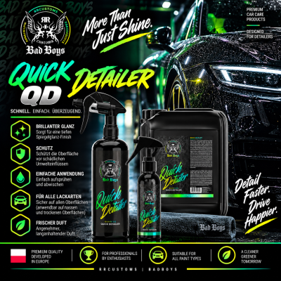 BadBoys Quick Detailer QD | Lackpflegespray Schnellglanz