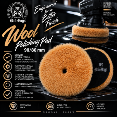 Wool Polishing Pad 150/130mm