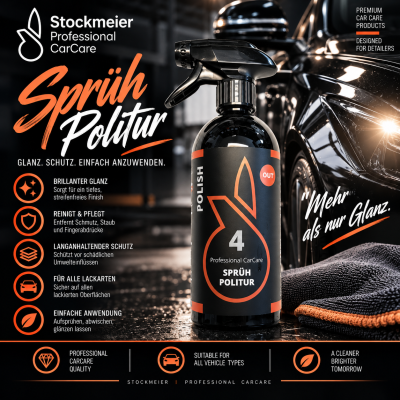 Stockmeier Professional CarCare - Sprühpolitur 500 ml