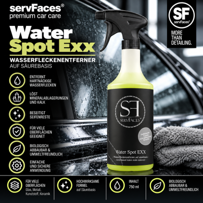 servFaces Water Spot Exx | Wasserfleckenentferner 750 ml