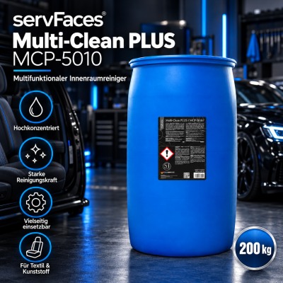 servFaces Multi-Clean PLUS 200 kg Universal Innenraumreiniger
