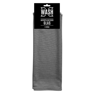 WASHX Autopflegetuch Glas (2 Stück)
