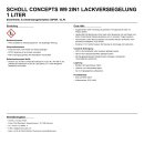 Scholl Concepts W9 2in1 Lackversiegelung 1 Liter